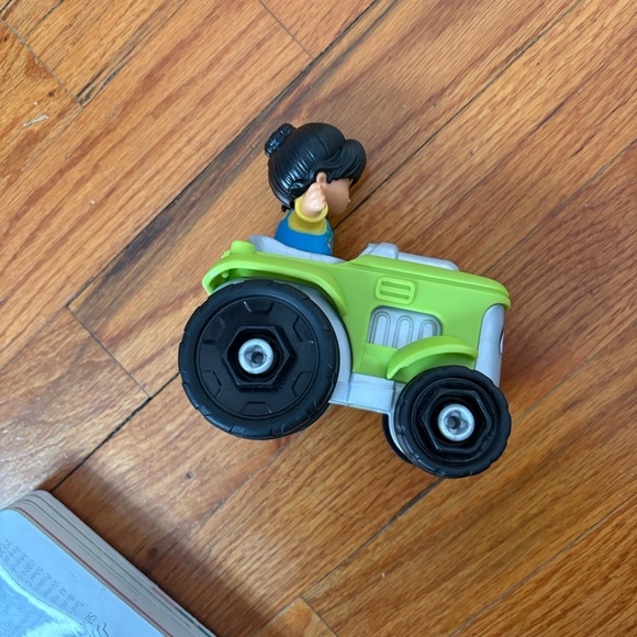 Fisher-Price Lime and Black Smiling Toy Car - Picture 2 of 5